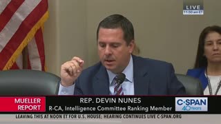 Nunes' closing remarks at Mueller report hearing