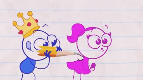 Turn That Crown Upside Down - Pencilmation || Animation || Cartoons || Pencilmation