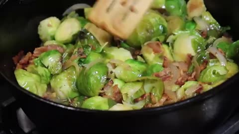 Better Bacon Brussel Sprouts, Best Old Fashioned Southern Cooks