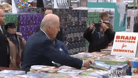 Joe Biden Shopping For Self Help Books