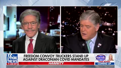 WATCH: Geraldo Opposes Freedom Truckers Convoy, Hannity Lets Him Have It