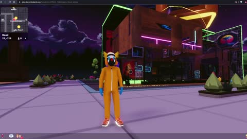 Doing stuff with Aaron Live Stream from Decentraland | Funding wearables.