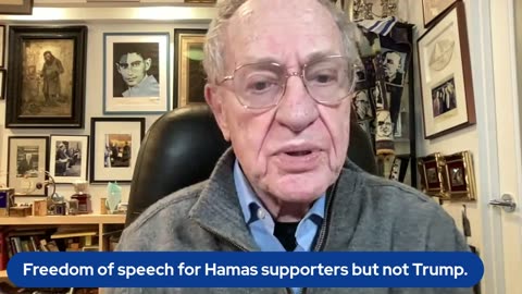Freedom of speech for Hamas supporters but not Trump