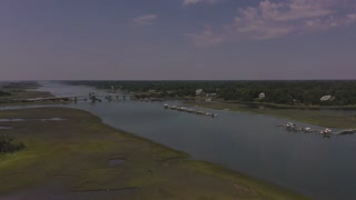 Flight from Figure 8 Island