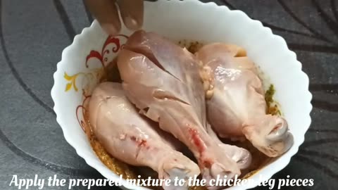 Chicken Leg Piece Fry | Delecious Juicy Chicken Leg Piece Fry Recipe | Cooking Villa