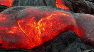 Inflating Pahoehoe Lava