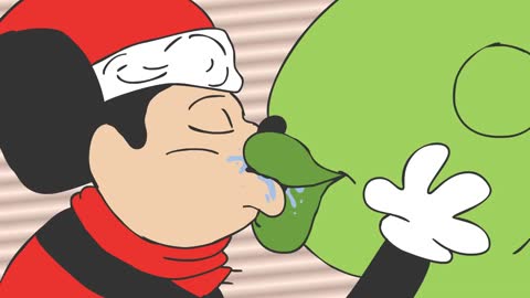 Mokey's shows contagious christmas