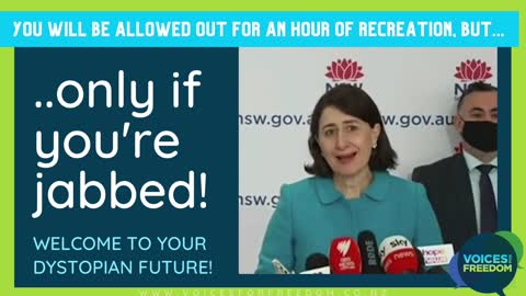Australia: You are allowed to go out for ONE HOUR