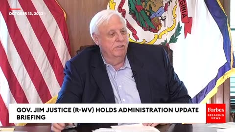 West Virginia Governor Jim Justice Holds Administration Update Briefing