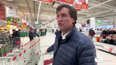 Tucker Carlson buying Groceries in Russia Exposes the Inflation..