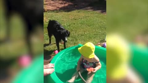 Kids and Babies Having Fun With Water and Pool, Best Kids Moments, Fun Baby Videos