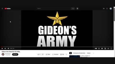 GIDEONS ARMY TUES 1/30/24 @ 930 AM EST