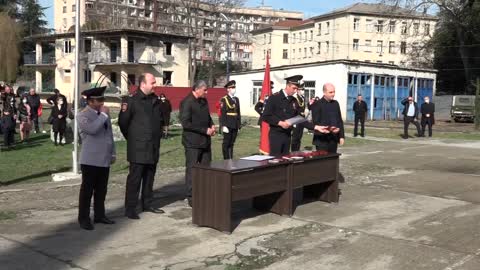 В учебном центре МВД Абхазии прошло торжественное мероприятие