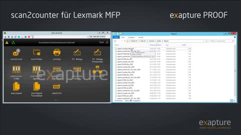 scan2counter für Lexmark MFP