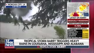 Tropical Storm Barry Triggers Heavy Rain