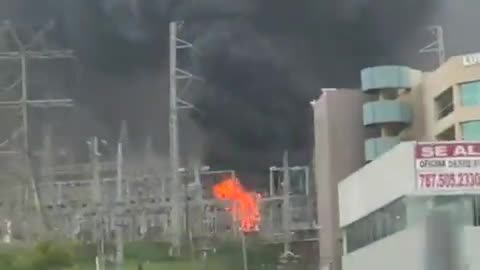 Puerto Rico Power Plant Fire