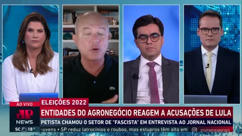 TV Globo entrevista Lula - AgroNegócio - AgriBusiness (Jovem Pan News) 2022,8,27