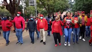 Samwu march to Tshwane House