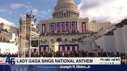 Watch Lady Gaga Perform The National Anthem At Biden’s Inauguration
