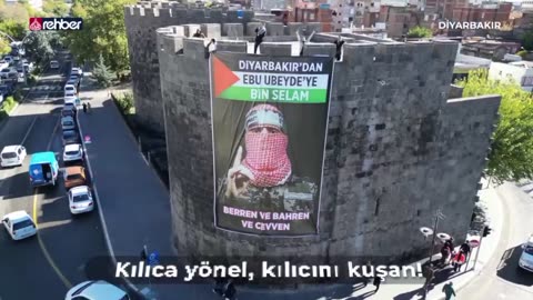 Turkish activist support for Qassam