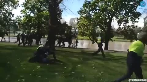 Brutality of Victoria Police in Melbourne Australia