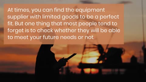 Tips To Choose The Right Oilfield's Equipment Supplier!