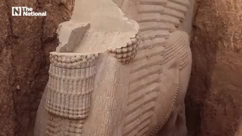 Iraq discovered 2700-year-old winged sculpture, revealing insights into the ancient history.