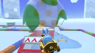 Mario Kart Tour - Eggshell Glider Gameplay (Cat Tour Tier Shop Reward)