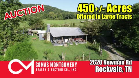 450+/- Acres Offered in Large Tracts in Rockvale, TN - Auction Dec 5th, 2020
