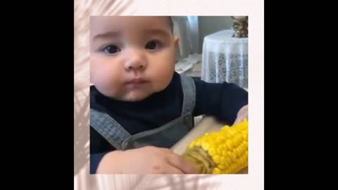 Bebê e o milho