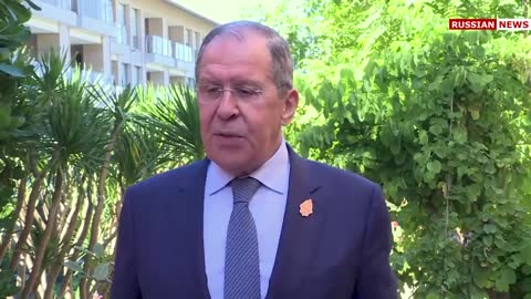 Sergey Lavrov Answers Questions at G20 summit
