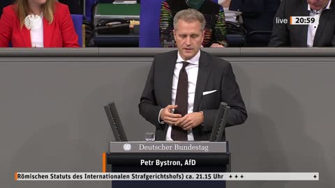 Petr Bystron Rede vom 20.10.2022 - Änderungen des Römischen Statuts des Internati. Strafgerichtshofs