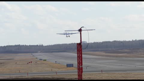 Airplanes fighting the winds