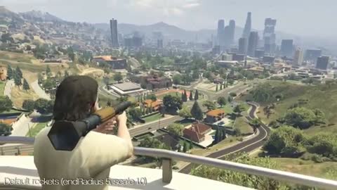 GTA 5 - Giant rocket and grenade explosions mod