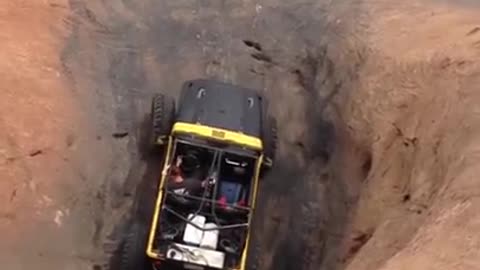 Jeep in off road