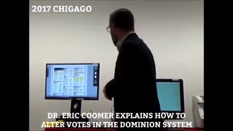 Dominion CEO Eric Coomer Explains how to change votes