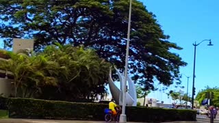 Trump Rally/Caravan Ala Moana Oahu, Hawaii