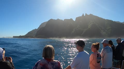 Spinners' Paradise: Dolphin Delight off Kauai's Na Pali Coast