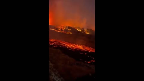 Camper Vieja volcano eruption in the Canary Islands 🌋🌋