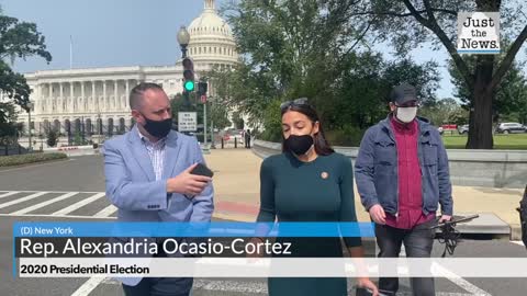 Ocasio-Cortez: 'We can likely push' Biden 'in a more progressive direction' if he's elected
