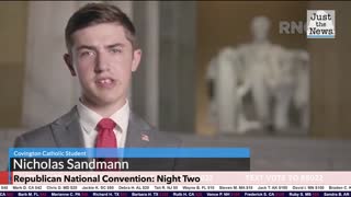 Nicholas Sandmann speaks at the Republican National Convention