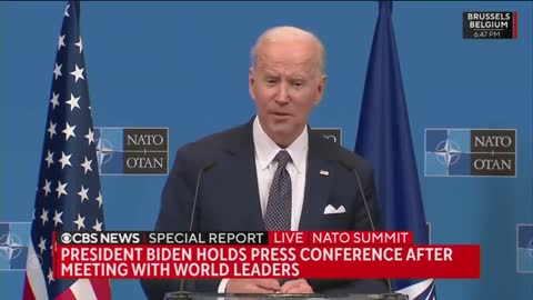 Joe Biden Repeats Charlottesville ‘Very Fine People Hoax’ at NATO SUMMIT