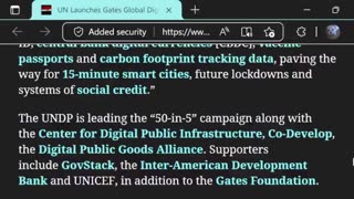 UN LAUNCHES GATES-FUNDED GLOBAL DIGITAL ID PROGRAM