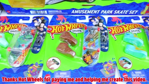 Vlad and Niki have fun with Hot Wheels Skate fingerboards and playsets - Please Subscribe