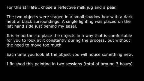 Painting reflective jugs - still life