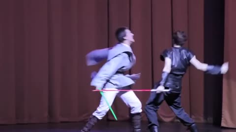 Star Wars duel on Russian Championship in Artistic Fencing 2010