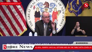 NJ Governor Phil Murphy Says "All options are on the table" When asked about new round of lockdowns