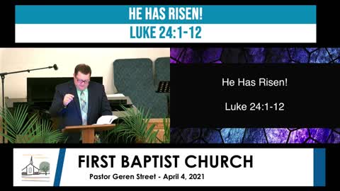 Easter Sunrise Service - April 4, 2021