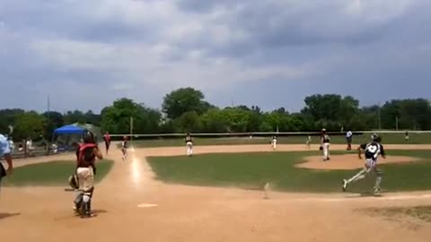 Getting 2 RBI's at Delaware Baseball Tournament