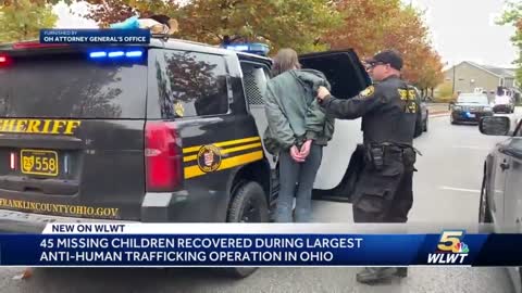 45 missing children recovered during largest statewide anti-human trafficking operation in Ohio